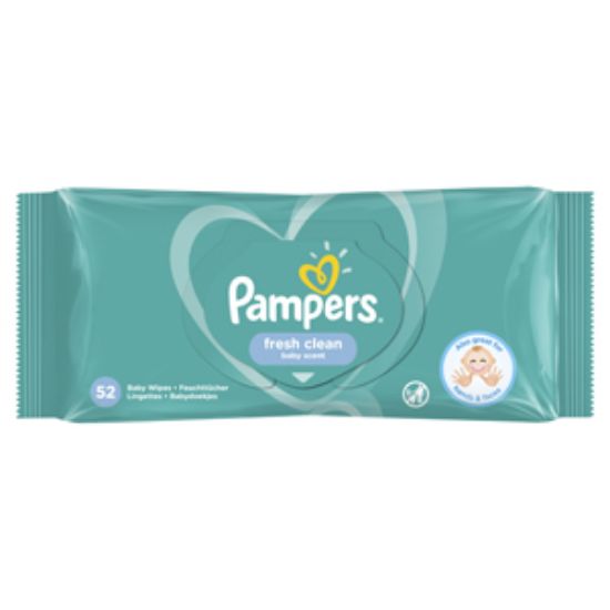 Picture of Pampers Baby Wipes Fresh Clean 52 X12